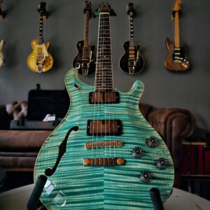 PRS Wood Library McCarty 594 Semi-Hollow Artist 10 Top – Private Stock Bahamian Blue Color 2025