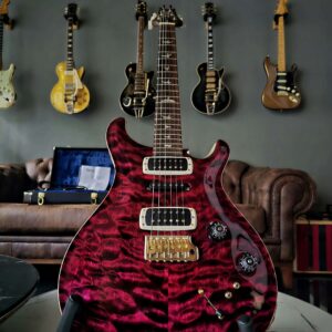 PRS Wood Library Modern Eagle V Quilt 10 Top Brazilian Rosewood - Red Tiger 2024